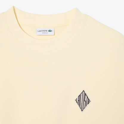 Double Face Pique Badge Sweatshirt