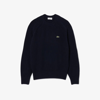 Pull ras du cou en laine épaisse