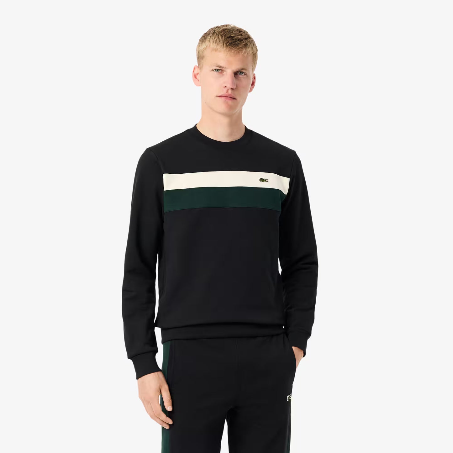 Colour-Block Fleece Sweatshirt