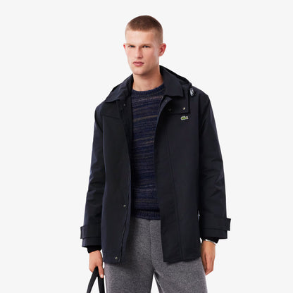 Parka mi-longue à capuche déperlante