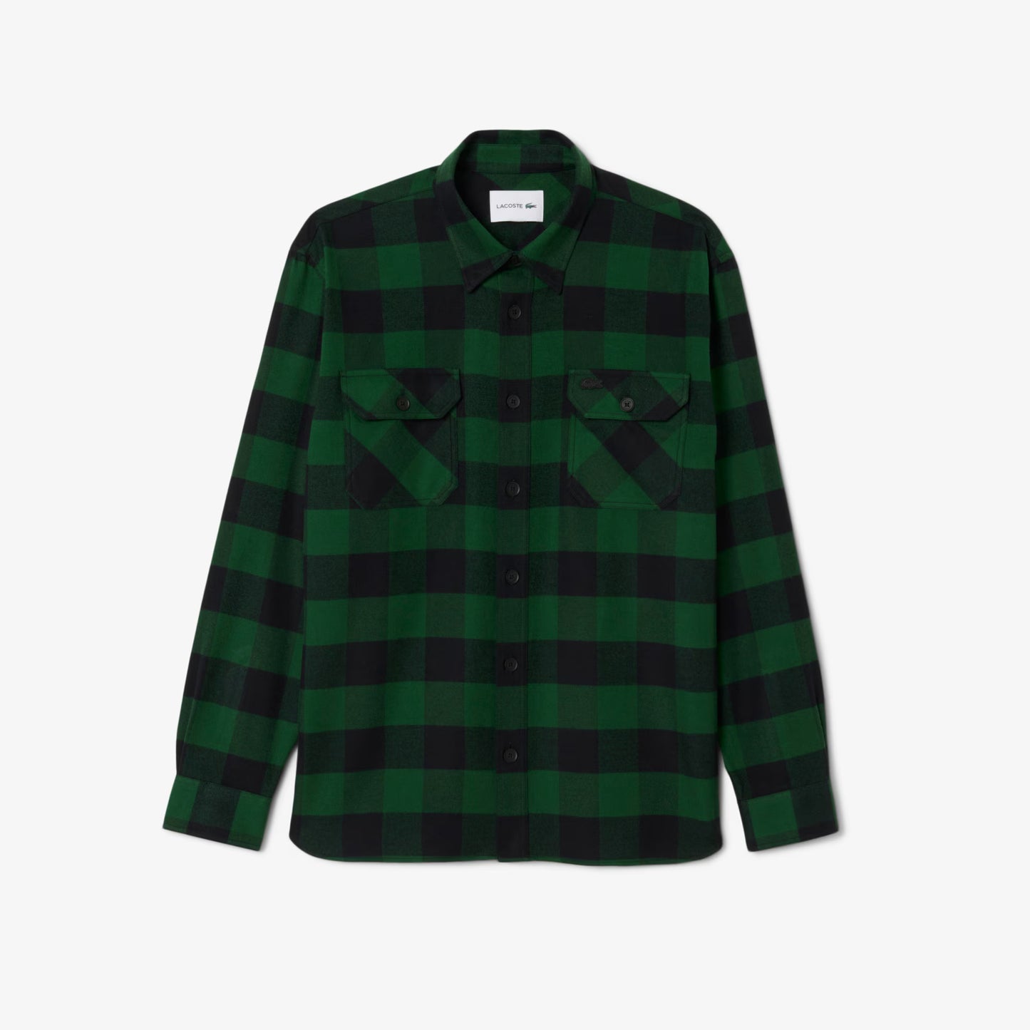 Surchemise oversized en coton à carreaux