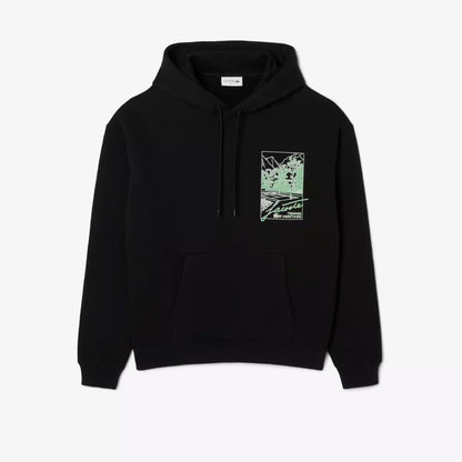 Printed Fleece Hoodie