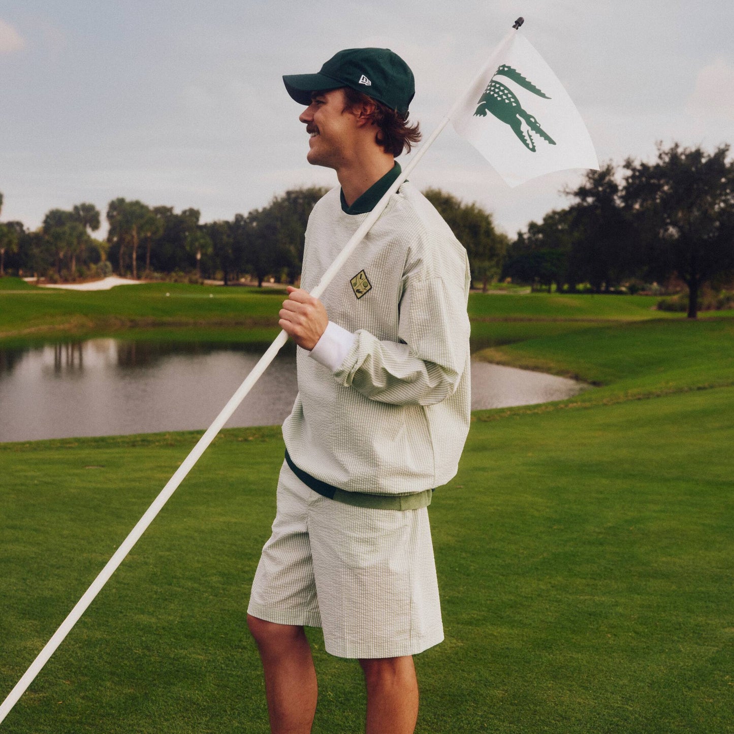 Ultra Dry Seersucker Golf Sweatshirt