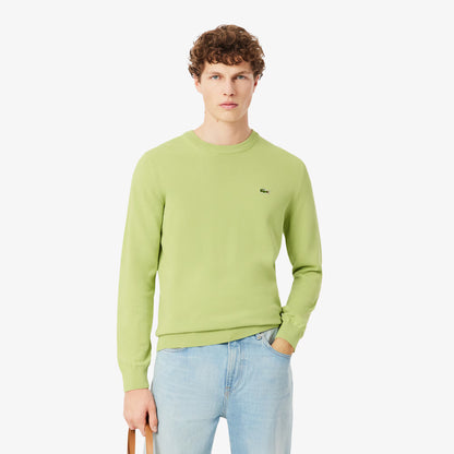 Monochrome Crew Neck Cotton Sweater