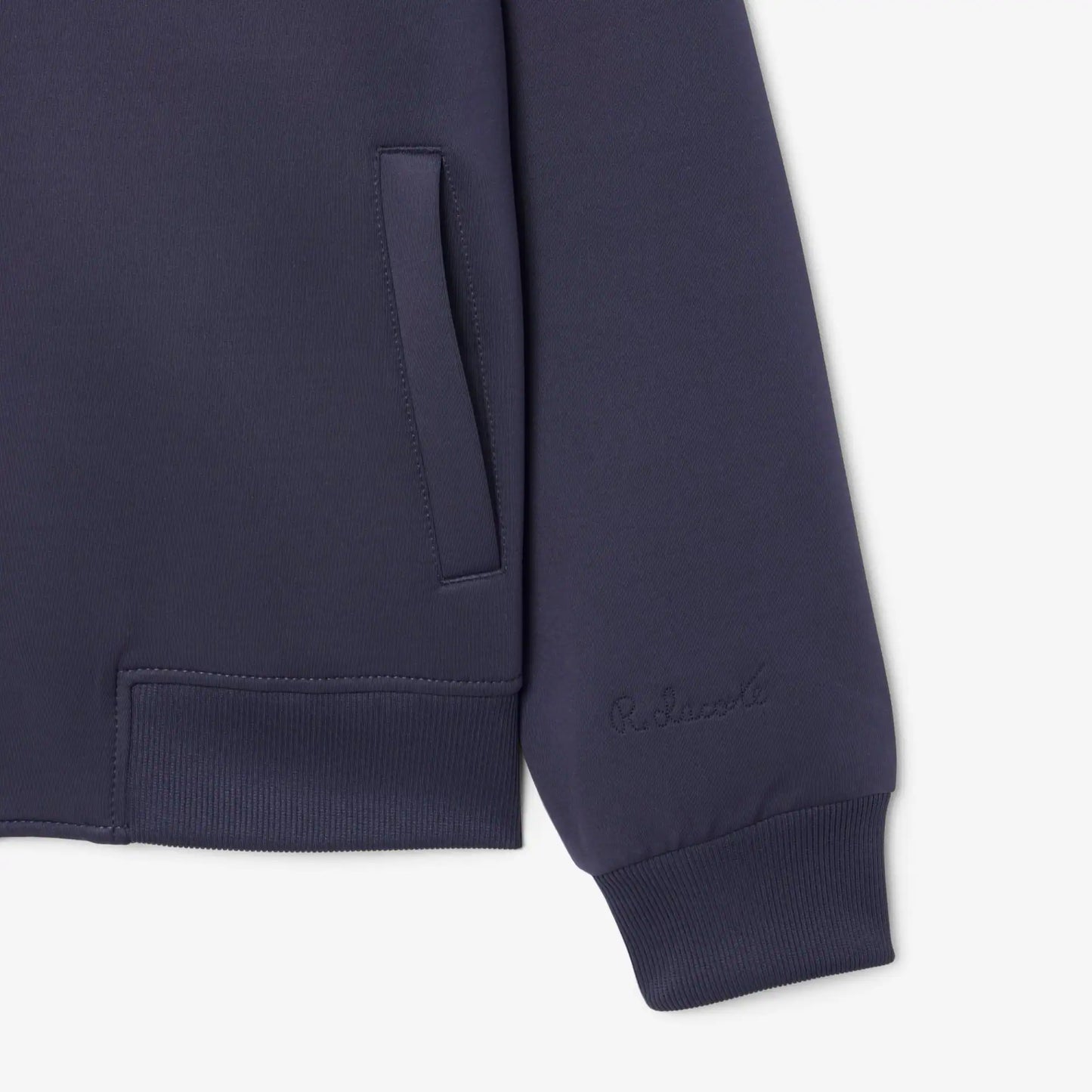 High Neck Embroidered Signature Jacket