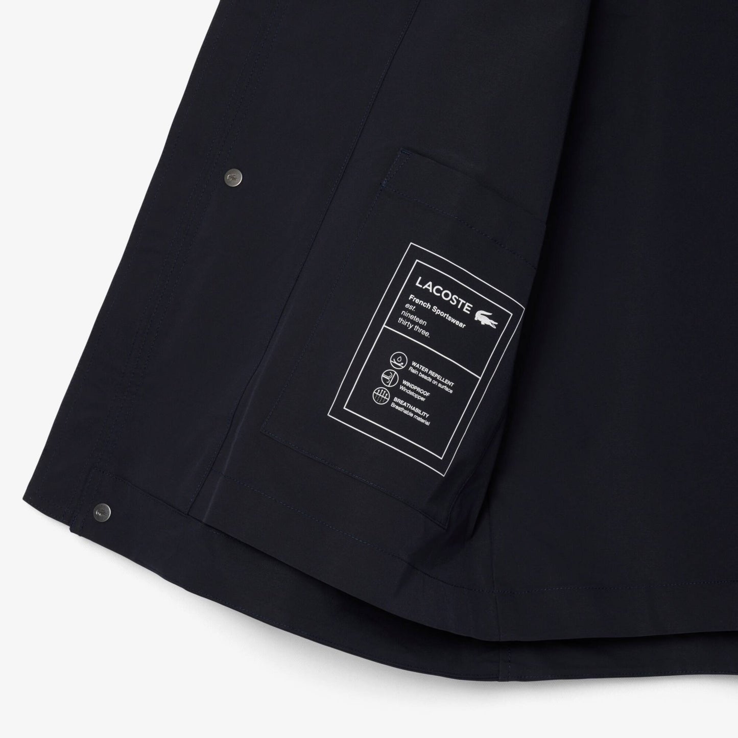 Parka mi-longue à capuche déperlante