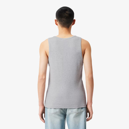 Slim Fit Ribbed Cotton Tank Top