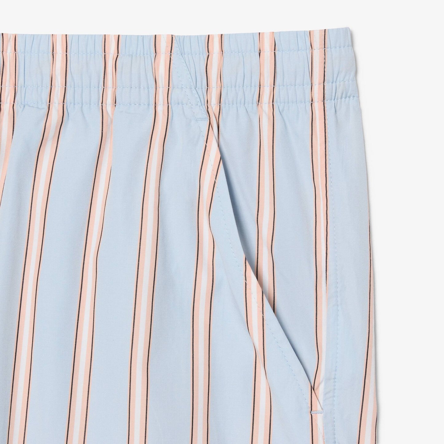 Striped Cotton Poplin Shorts