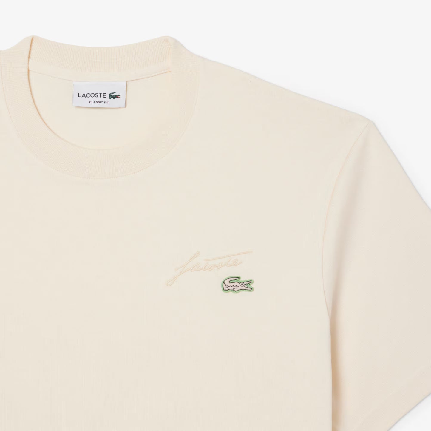 Heavy Jersey Embroidered Signature T-shirt