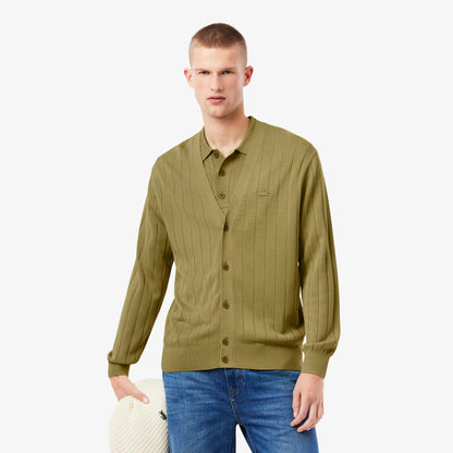 Fluid Rib Knit Cardigan
