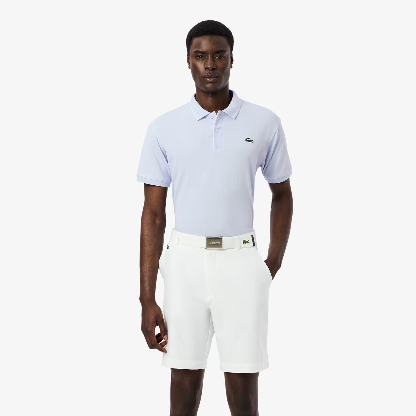 Polo de golf mini piqué thermorégulateur