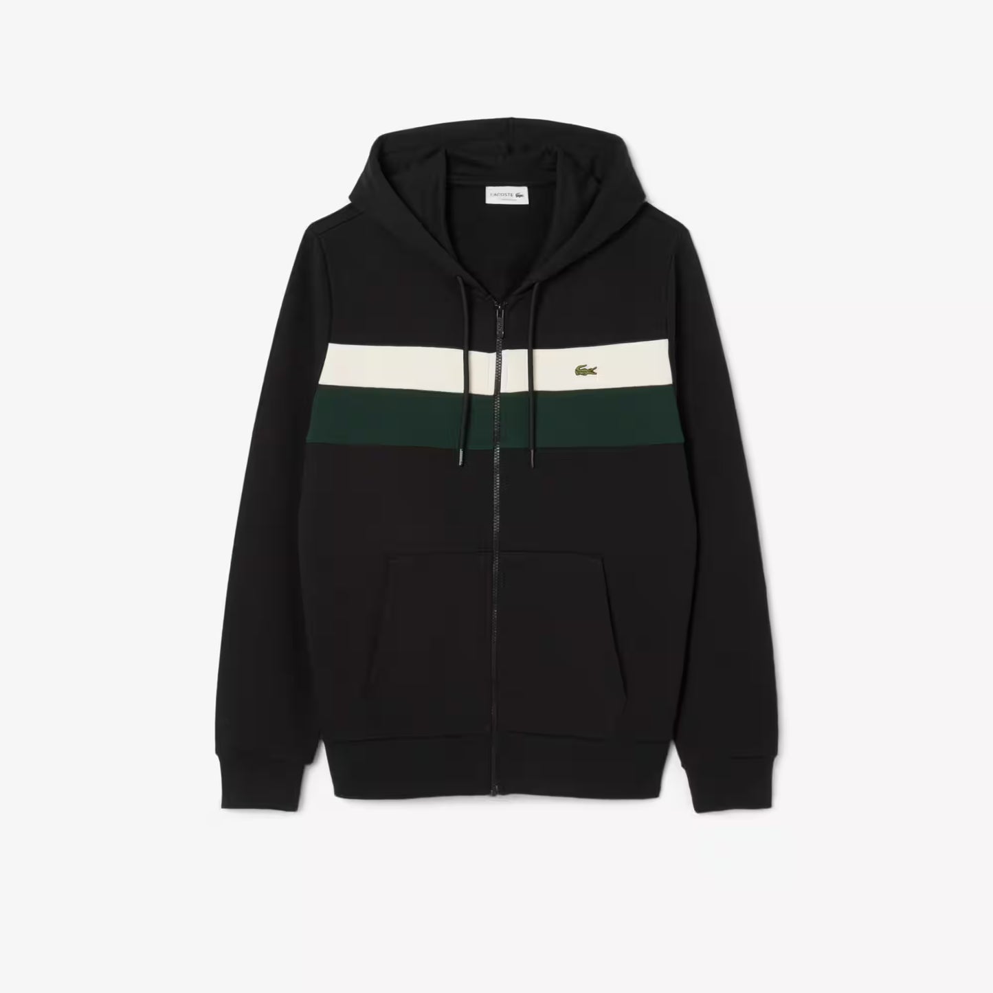 Kapuzenpullover mit Reißverschluss und Farbblock-Design