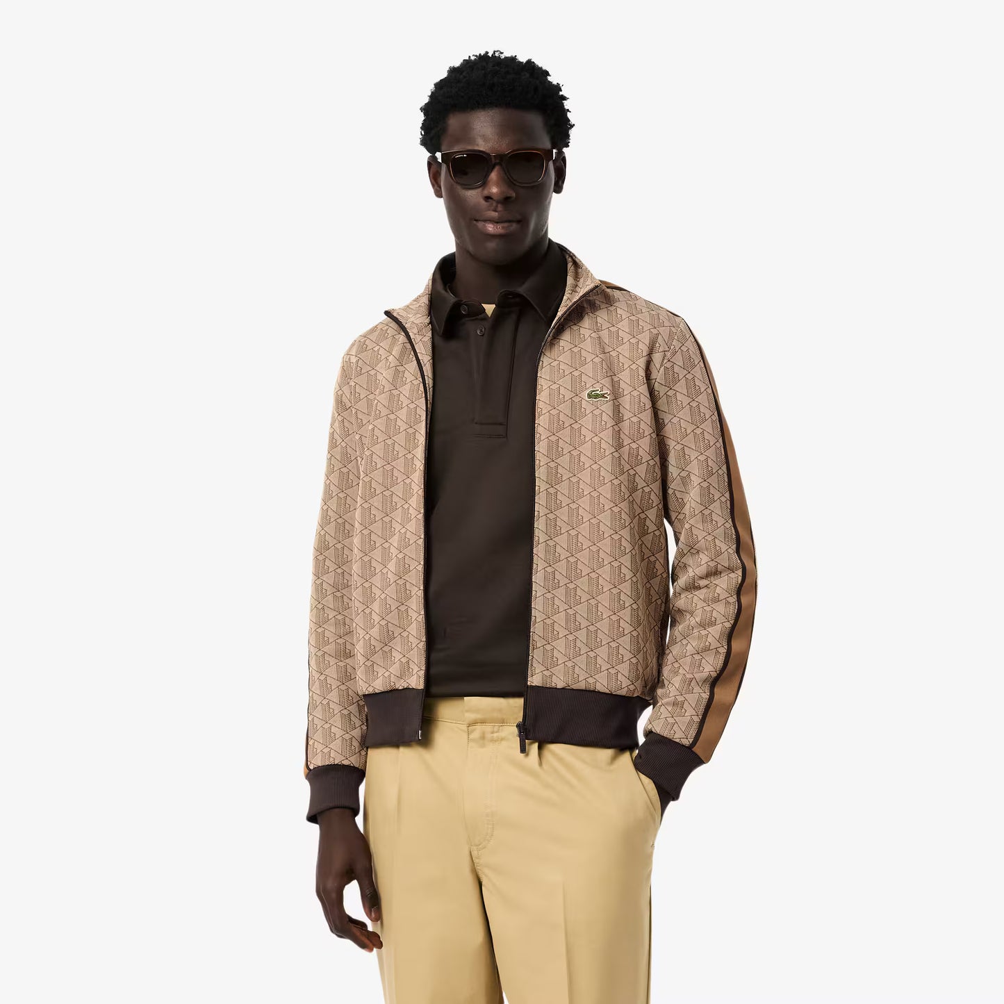 Paris Zip-Up Jacquard Track Jacket