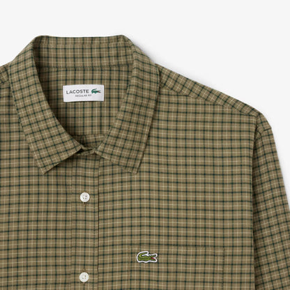 Regular Fit Plaid Flannel Shirt