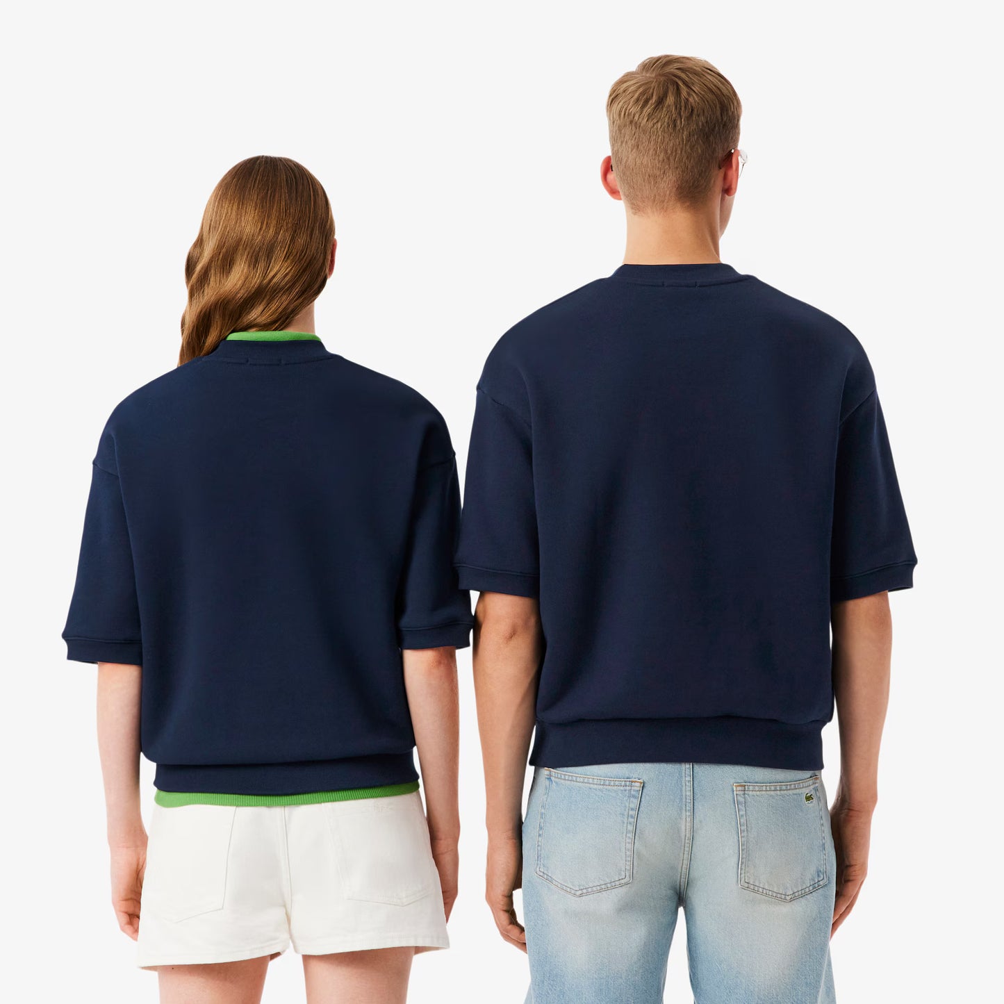 Relaxed Fit Short Sleeved Sweatshirt