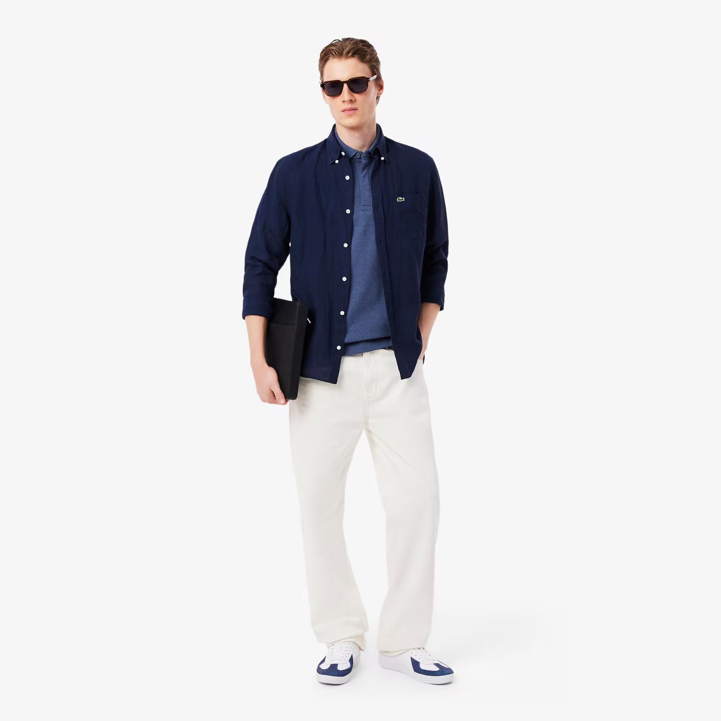 Polo Regular Fit en Piqué Stretch Paris