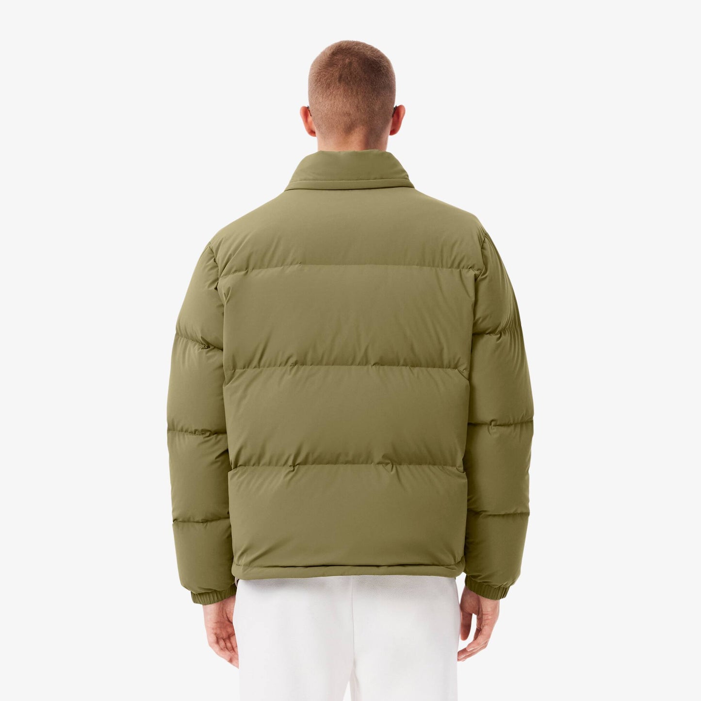 Water-Repellent Hooded Down Jacket