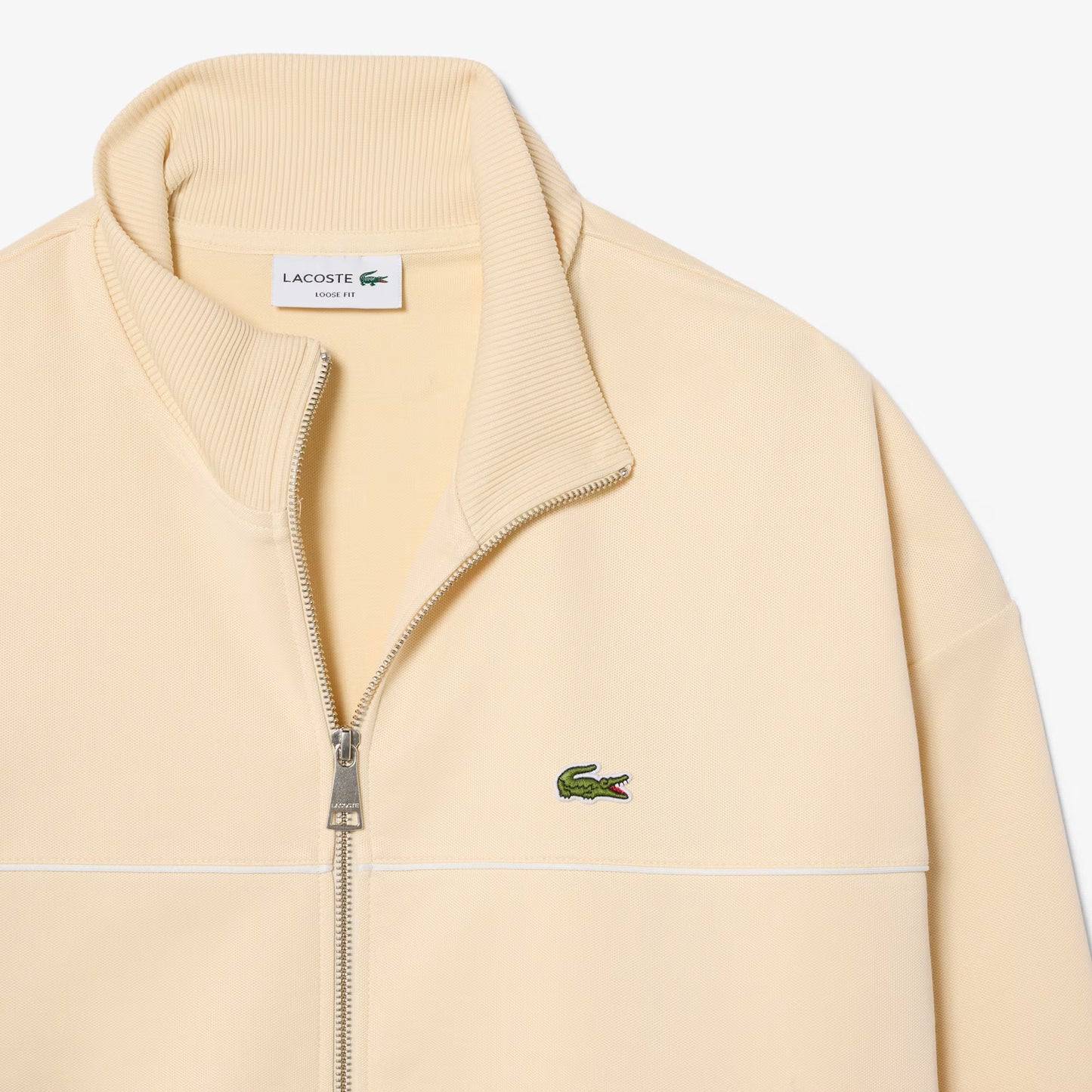Trim Accent Zipped Sweatshirt