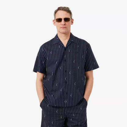Relaxed Fit Print Twill Shirt