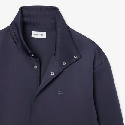 High Neck Embroidered Signature Jacket